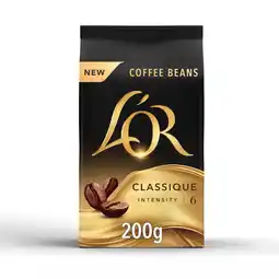 Tesco L'OR Classique Coffee Beans 200g offer