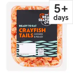 Tesco The Real Seafood Co. Crayfish Tails Ready To Eat 100G offer