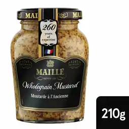 Tesco Maille Wholegrain Mustard 210G offer