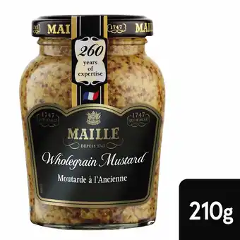 Tesco Maille Wholegrain Mustard 210G offer
