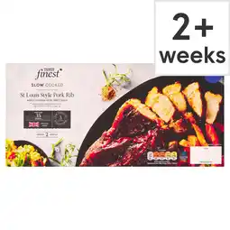 Tesco Tesco Finest St Louis Style Pork Rib with Carolina Style BBQ Sauce 510g offer