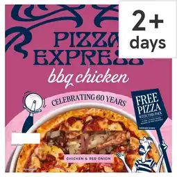 Tesco Pizza Express BBQ Chicken & Red Onion Pizza 272g offer