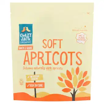 Tesco Crazy Jack Organic Soft Apricots 200g offer