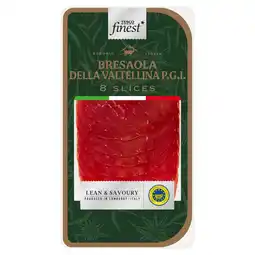 Tesco Tesco Finest Bresaola 8 Slices 70G offer