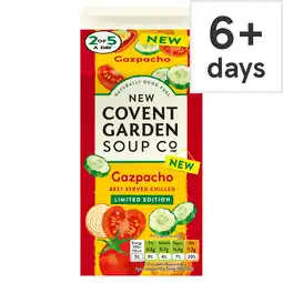 Tesco New Covent Garden Soup Co. Gazpacho Soup 560g offer