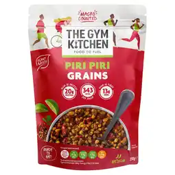 Tesco The Gym Kitchen Piri Piri Grains 250g offer