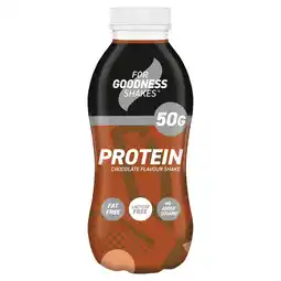 Tesco For Goodness Shakes Protein Chocolate Shake 471ml offer