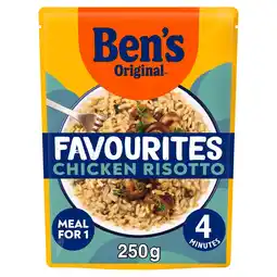 Tesco Ben's Original Favourites Chicken & Mushroom Risotto 250g offer