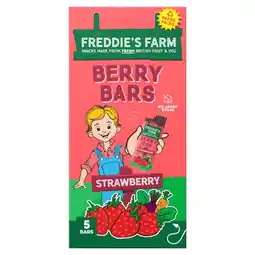 Tesco Freddie's Farm Berry Bars - Strawberry 5 x 20g offer