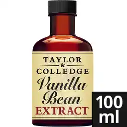 Tesco Taylor & Colledge Vanilla Bean Extract 100G offer
