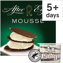 Tesco Nestle After Eight Mousse 4X57g offer
