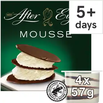 Tesco Nestle After Eight Mousse 4X57g offer