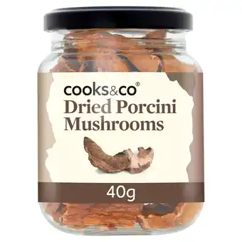 Tesco Cooks & Co Dried Porcini Mushrooms 40G offer