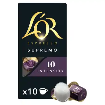 Tesco L’Or Espresso Supremo 10 Capsules 52G offer