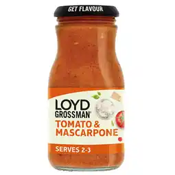 Tesco Loyd Grossman Tomato & Mascarpone Pasta Sauce 350g offer