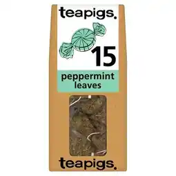 Tesco Teapigs Peppermint Leaves Tea Bags 15 Pack 30g offer