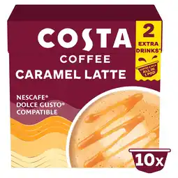Tesco Costa Coffee Caramel Latte Pods 10 X 16G offer