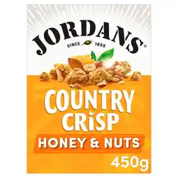 Tesco Jordans Country Crisp Honey & Nut Cereal 450g offer