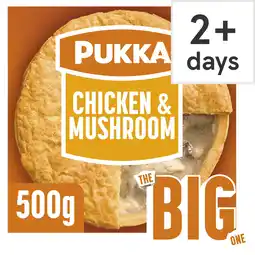 Tesco Pukka The Big One Chicken and Mushroom Pie offer