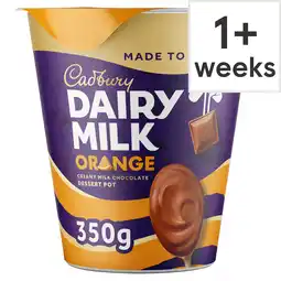 Tesco Cadbury Dairy Milk Big Orange Pots Of Joy 350G offer