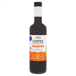 Tesco TESCO SALTED CARAMEL FLAVOUR COFFEE CONCENTRATE 500ML offer