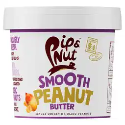Tesco Pip & Nut Smooth Peanut Butter 1Kg offer