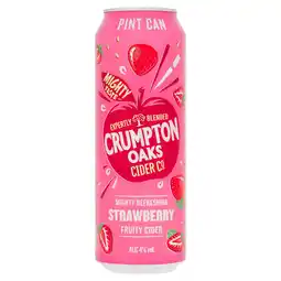 Tesco Crumpton Oaks Strawberry Fruity Cider 568ml offer