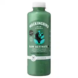 Tesco Mockingbird Raw Activate Virgin Juice 750ml offer