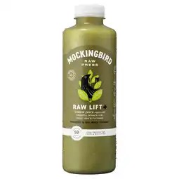 Tesco Mockingbird Raw Lift Virgin Juice 750ml offer