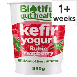 Tesco Biotiful Gut Health Kefir Yogurt Rubie raspberry 350g offer