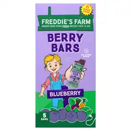 Tesco Freddie's Farm Berry Bars - Blueberry 5 x 20g offer