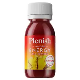 Tesco Plenish Ginger Energy Shot 60ml offer
