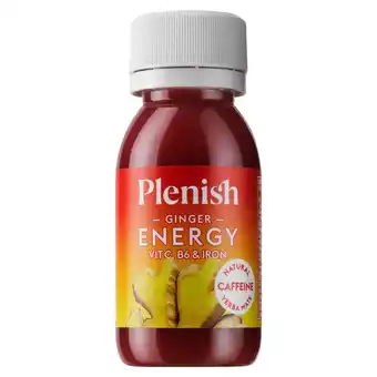 Tesco Plenish Ginger Energy Shot 60ml offer