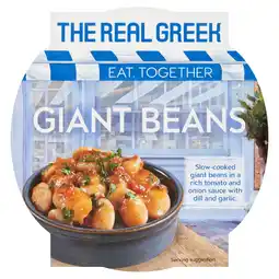 Tesco The Real Greek Giant Beans 210g offer