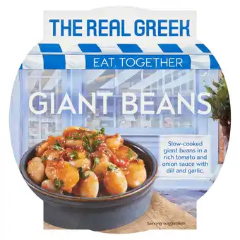 Tesco The Real Greek Giant Beans 210g offer