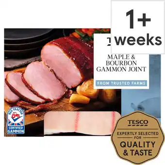 Tesco Tesco Maple & Bourbon Crackling Gammon Joint 800G offer