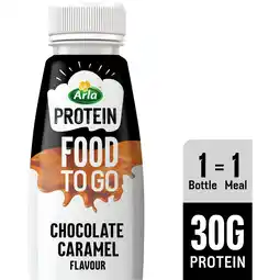 Tesco Arla Protein Food To Go Meal Drink Chocolate Caramel 500ml offer