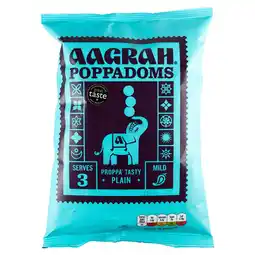 Tesco Aagrah Poppadoms Plain 60g offer
