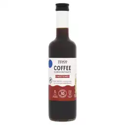 Tesco TESCO SWEETENED COFFEE CONCENTRATE 500ML offer