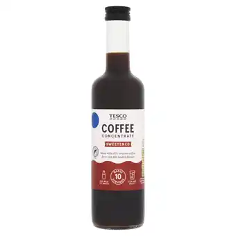 Tesco TESCO SWEETENED COFFEE CONCENTRATE 500ML offer