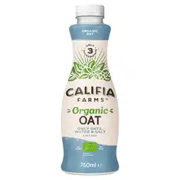 Tesco Califia Farms Organic Oat Drink 750ml offer
