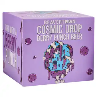 Asda Beavertown Cosmic Drop Berry Punch Beer 4 x 330ml offer
