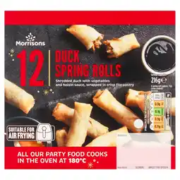 Morrisons Morrisons 12 Duck Spring Rolls offer