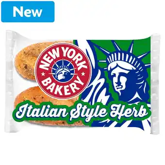 Morrisons New York Bakery 2 Italian Style Herb NYC Sub Rolls offer