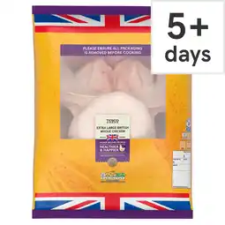 Tesco Tesco Extra Large Whole Chicken 2.1-2.6kg offer