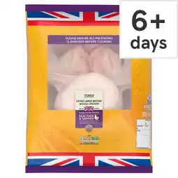 Tesco Tesco Extra Large Whole Chicken 2.1-2.6kg offer
