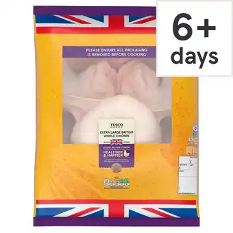 Tesco Tesco Extra Large Whole Chicken 2.1-2.6kg offer