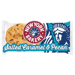 Tesco New York Bakery NYC Salted Caramel & Pecan Cookies 4 pack offer