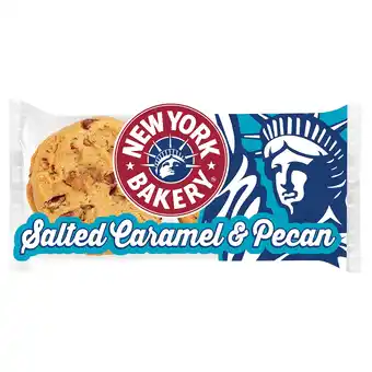 Tesco New York Bakery NYC Salted Caramel & Pecan Cookies 4 pack offer