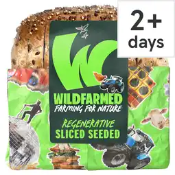 Tesco Wildfarmed Sliced Seeded Bread 550g offer